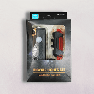 Bicycle Safety Lights – USB Head Light+Tail Light Set  前后套装