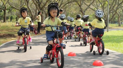 kids cycling event