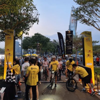 Coastline cycling events in Singapore