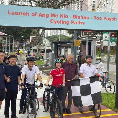 Cycling event at Ang Mo Kio