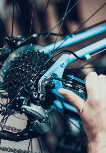 installation and repair of bicycle spare parts