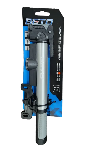 Mini Hand Pump w/Gauge 迷你打气筒带读表(铝)